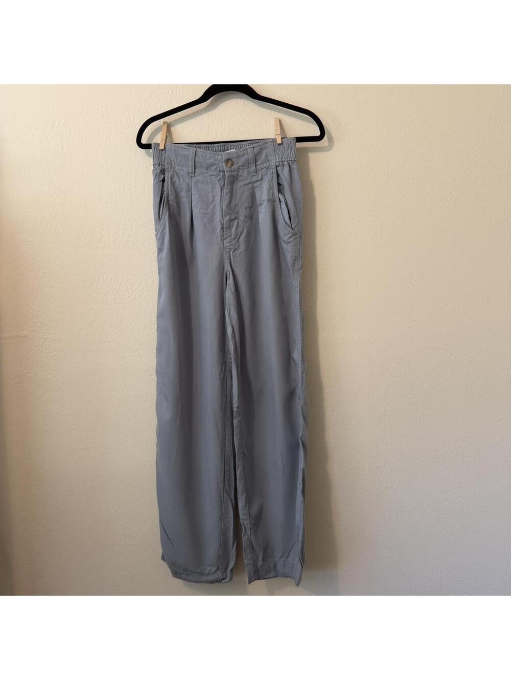 Madewell Women's Blue and Grey Trousers